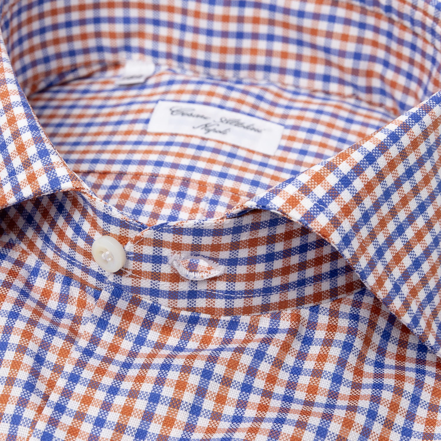 Shirt "Oxford Lusso" made from pure Cotton by Alumo - Collo Tom